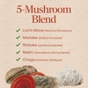 image:imageNatures Way 5Mushroom Blend Includes Lions Mane Shiitake Reishi Maitake and Chaga Traditional Mushroom Supplement 1000 mg per 2Capsule Serving Vegan 60 Capsules