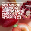 image:imageNatures Way Alive Chewable Calcium Gummies with Vitamin D3 Daily Supplement Supports Healthy Bones and Teeth and Muscle Function Strawberry and RaspberryLemonade Flavored 60 Gummies SET OF 360 Count Pack of 3