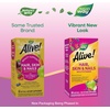 image:imageNatures Way Alive Hair Skin and Nails with Collagen 75 mg amp Biotin 2500 mcg per 2softgels Dietary Supplement for Healthy Hair Skin and Nails Support 60 Softgels Packaging May Vary