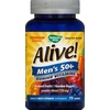image:imageNatures Way Alive Mens 50 Plus Premium Gummy Multivitamin Supports Healthy Heart Brain amp Muscle Function with High Potency BVitamins Vitamin A C D3 amp Selenium Fruit Flavored 75 Gummies75 Count Pack of 2