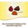 image:imageNatures Way Alive Mens 50 Plus Premium Gummy Multivitamin Supports Healthy Heart Brain amp Muscle Function with High Potency BVitamins Vitamin A C D3 amp Selenium Fruit Flavored 75 Gummies75 Count Pack of 2