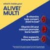 image:imageNatures Way Alive Mens Multivitamin Gummies Daily Gummy Vitamin for Men Supports Cellular Energy Metabolism Immune Health Muscle Function with Vitamins A C D3 Zinc Vegetarian 150 Count60 Count Pack of 1