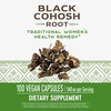 image:imageNatures Way Herbs Black Cohosh Root Capsules Traditional Womens Herbal Supplement Cimicifuga Racemosa Root NonGMO Project Verified Vegan Capsules 180 Count100 Count Pack of 2
