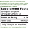 image:imageNatures Way Premium Herbal Parsley Leaf Provides Chlorophyll 100 Vegan Capsules100 Count Pack of 2