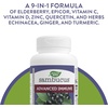 image:imageNatures Way Sambucus Advanced Immune Capsules with Black Elderberry Vitamin C Vitamin D Echinacea and Zinc Immune System Support with EpiCor 80 Capsules