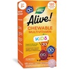 image:imageNatures Way Alive Childrens Chewable Multivitamin Kids Multivitamin with Orchard Fruits and Garden Veggies Powder Blend Daily Kids Vitamins for Nutritional Support Cherry Flavor 120 Tablets120 Count Pack of 1
