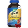 image:imageNatures Way Alive Mens 50 Plus Multivitamin Gummy Daily Chewable Multivitamins for Men with BVitamins Vitamin D3 amp Zinc Supports Heart Eye amp Energy Metabolism FruitFlavored 150 Gummies150 Count Pack of 1