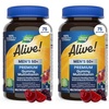 image:imageNatures Way Alive Mens 50 Plus Premium Gummy Multivitamin Supports Healthy Heart Brain amp Muscle Function with High Potency BVitamins Vitamin A C D3 amp Selenium Fruit Flavored 75 Gummies75 Count Pack of 2
