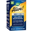 image:imageNatures Way Alive Mens 50 Ultra Minis Multivitamin Complete Daily Mens Vitamins High Potency Formula Supports Healthy Brain Eyes amp Heart with Methylated B12 Gluten Free 180 Tablets