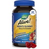 image:imageNatures Way Alive Mens Multivitamin Gummies Daily Gummy Vitamin for Men Supports Cellular Energy Metabolism Immune Health Muscle Function with Vitamins A C D3 Zinc Vegetarian 150 Count60 Count Pack of 1