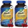 image:imageNatures Way Alive Mens Multivitamin Gummies Daily Gummy Vitamin for Men Supports Cellular Energy Metabolism Immune Health Muscle Function with Vitamins A C D3 Zinc Vegetarian 150 Count150 Count Pack of 2