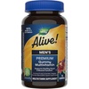 image:imageNatures Way Alive Mens Premium Gummy Multivitamin Supplement Supports Healthy Heart Muscle Function Full BVitamin Complex Orange Grape Cherry Flavored 75 Gummies Packaging May Vary