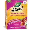 image:imageNatures Way Alive Womens 50 Plus Complete Multivitamin Tablets Daily Vitamin for Women 50  Supports Healthy Heart Bones and Brain Function with Superfood Antioxidants1 130 Tablets50 Count Pack of 1
