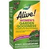 image:imageNatures Way Alive Womens Garden Goodness Complete Multivitamin 1 Serving Veggies amp Fruits per 2Tablet Serving with Organic Kale Acai Raspberry 60 Tablets Packaging May Vary