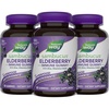 image:imageNatures Way Sambucus Elderberry Gummies Immune Support Gummy for Adults amp Kids Ages 4 with Black Elderberry Extract Vitamin C Vitamin D3 and Zinc 60 Gummies Set of 360 Count Pack of 3