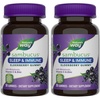image:imageNatures Way Sambucus Sleep  Immune Gummies Sleep Support with Melatonin Vitamin C amp Zinc for Immune Support Black Elderberry Extract LTheanine 50 Gummies50 Count Pack of 2