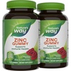 image:imageNatures Way Zinc Gummies Immune Support Gummy with 100 Daily Value of Zinc per 1Gummy Serving Adults amp Kids 9 Gluten Free PlantBased Pectin Mixed Berry Flavored 120 Gummies Set of 2120 Count Pack of 2
