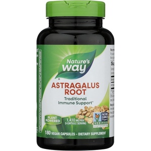 image:imageNatures Way Astragalus Root Traditional Immune Support NonGMO Project Verified Vegan 180 Capsules