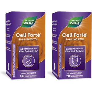 image:imageNatures Way Cell Fort IP6 amp Inositol Immune Support Supplement with Calcium Phosphorus and Magnesium GlutenFree Vegan 240 Capsules Packaging May Vary240 Count Pack of 2