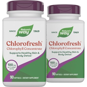 image:imageNatures Way Chlorofresh Chlorophyll Concentrate Softgels Chlorophyllin Copper Complex Internal Deodorant Supplement Supports Healthy Skin and Detox Pathways 90 Softgels Packaging May Vary90 Count Pack of 2