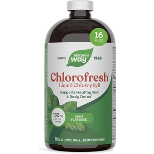 image:imageNatures Way Chlorofresh Liquid Chlorophyll Chlorophyllin Copper Complex Internal Deodorant Supplement Supports Healthy Skin and Detox Pathways Unflavored 16 fl ozMint