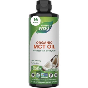 image:imageNatures Way Organic MCT Oil Brain and Body Fuel Liquid Coconut MCT Oil with C8 Caprylic amp C10 Capric Acids 14 g Medium Chain Triglycerides per Serving Keto amp Paleo Certified NonGMO 30 Fl Oz16 Fl Oz Pack of 1