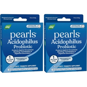 image:imageNatures Way Probiotic Pearls Acidophilus Supports Digestive Balance amp Gut Health Reduces Occasional Constipation and Bloating 1 Billion CFU No Refrigeration Required 90 Softgels30 Count Pack of 2