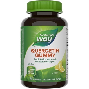 image:imageNatures Way Quercetin Gummies with Zinc Immune Defense Support Antioxidant Support  Lemon Flavored 60 Gummies Packaging May Vary