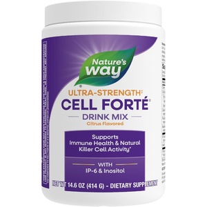 image:imageNatures Way Ultra Strength1 Cell Fort Drink Mix IP6 amp Inositol Powder Supplement Supports Immune Health amp Natural Killer Cell Activity Citrus Flavored Vegan 146 Oz Packaging May Vary