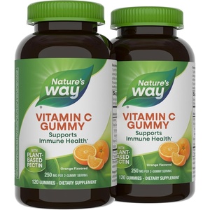 image:imageNatures Way Vitamin C Gummies 250 mg per 2Gummy Serving High Potency Antioxidant Vitamin C Gummies for Immune Support Supplement Supports Immune Function Orange Flavored 120 Count 2 Pack120 Count Pack of 2