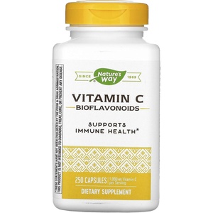 image:imageNatures Way Vitamin C with Bioflavonoids Immune Support High Potency Vitamin C per 2Capsule Serving Promotes Collagen 1000 mg per 2Capsule Serving 250 Capsules Packaging May Vary250 Count Pack of 1