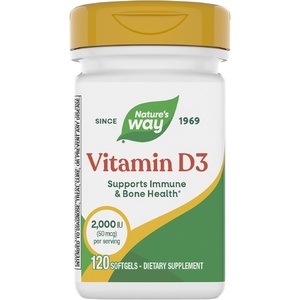 image:imageNatures Way Vitamin D3 Bone Health and Immune Function 2000 IU 50 mcg per Serving 120 Softgels Packaging May Vary73120 Count Pack of 1