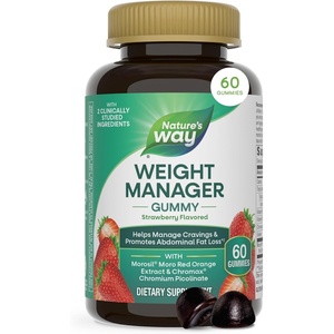 image:imageNatures Way Weight Manager Gummy Helps Manage Cravings1 Supports Energy Metabolism Promotes Abdominal Fat Loss1 1000 mcg Chromium Picolinate per Serving Strawberry Flavored 60 Count