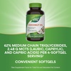image:imageNatures Way Coconut Oil 62 MCTs1 Hexane Free 120 Softgels Packaging May Vary
