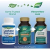 image:imageNatures Way Lactose Defense Digestive Enzymes Supports the Digestion of Dairy 690 mg lactase per 3Capsule Serving 100 Capsules Packaging May Vary