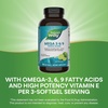 image:imageNatures Way Mega 369 Omega Blend Supports Healthy Skin Joints Cardiovascular Function Fish Flax Borage Oil 90 Lime Flavored Softgels Packaging May Vary180 Count Pack of 1