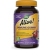 image:imageNatures Way Alive Immune Support Gummies with Elderberry Extract Vitamins C amp D3 Zinc No Gluten Grape amp Cherry Flavored 90 Vegetarian Gummies Packaging May Vary