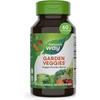 image:imageNatures Way Garden Veggies Vegetable Supplement Capsules PlantPowered Powder Blend Made with 12 Different Vegetables Green Superfood Veggie Blend for Daily Wellness 60 Capsules60 Count Pack of 1
