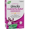 image:imageNatures Way Umcka Cold and Flu Relief Chewables NonDrowsy MultiSymptom Relief Homeopathic Cold Medicine and Remedy Shortens amp Reduces Severity of Colds OrangeFlavored Tablets 20 Count