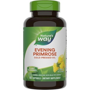 image:imageNatures Way Evening Primrose Oil Cold Pressed 120 mg GLA per Serving1 120 Softgels Packaging May Vary60 Count Pack of 1