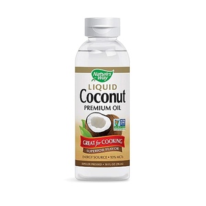image:imageNatures Way Liquid Coconut Oil Oil for Cooking Superior Flavor and Aroma Hexane Free Stays Liquid NonGMO Project Verified 20 Fl Oz Packaging May Vary10 Fl Oz Pack of 1