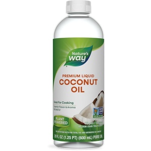 image:imageNatures Way Liquid Coconut Oil Oil for Cooking Superior Flavor and Aroma Hexane Free Stays Liquid NonGMO Project Verified 20 Fl Oz Packaging May Vary20 Fl Oz Pack of 1