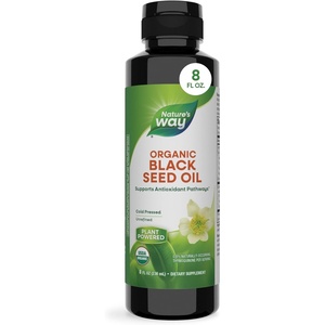 image:imageNatures Way Organic Black Seed Oil Supports Antioxidant Pathways Cold Pressed Unrefined Vegan Plant Powered Dietary Supplement USDA Certified Organic Black Cumin Seed Oil 8 Fl Oz