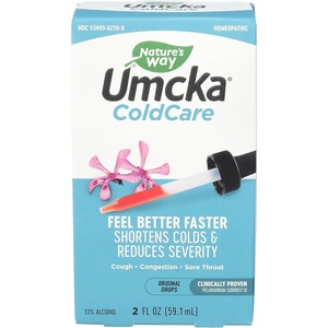 image:imageNatures Way Umcka Cold Relief Drops Homeopathic Cold Medicine Shortens Duration amp Reduces Severity of Cough Congestion Sore Throat amp Hoarseness 1 Fl ozBerry