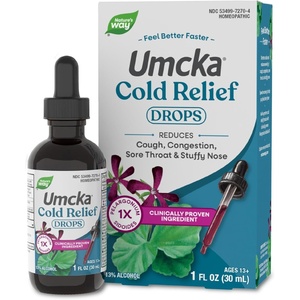 image:imageNatures Way Umcka Cold Relief Drops Homeopathic Cold Medicine Shortens Duration amp Reduces Severity of Cough Congestion Sore Throat amp Hoarseness 1 Fl ozRed