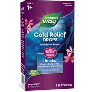 image:imageNatures Way Umcka Cold Relief Drops Homeopathic Cold Medicine Shortens Duration amp Reduces Severity of Cough Congestion Sore Throat amp Hoarseness NonDrowsy 2 Fl oz1 Fl OzPack of 1